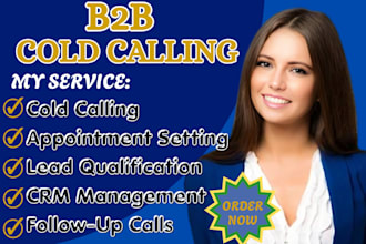 expert b2b cold caller and real estate appointment setter