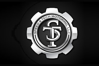 design high quality speed tech motoring logo