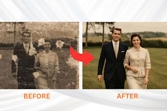 old photo restoration colorization HD service