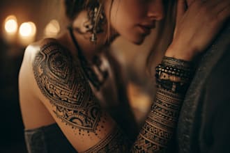 draw great tribal tattoo designs with pencil