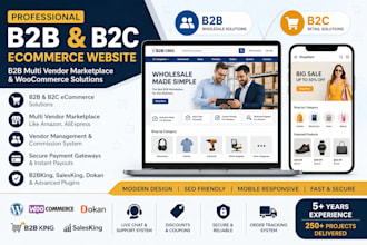 build b2b multi vendor woocommerce marketplace with b2b king and sales king