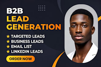 do linkedin lead generation, b2b leads, sales leads and email list building
