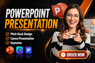 design, redesign pitch deck powerpoint presentation