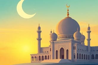 make islamic muslim illustration
