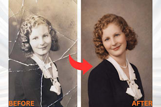 photo restoration and colorization service HD