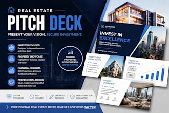 do a stunning pitch deck for your real estate investment or development project