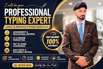 do accurate data entry, professional resume assignments