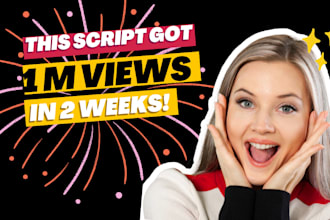 write high retention youtube scripts and viral video ideas