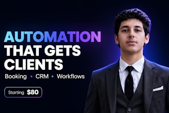 build your business automation system with booking and CRM