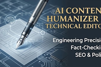 edit, fact check, and humanize your technical ai content