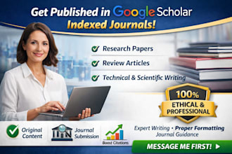 write and publish research articles and optimize your google scholar profile