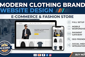 do clothing brand website design