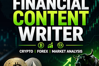 write professional financial news, crypto and market analysis articles