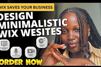 design minimalist wix website redesign mobile wix seo wix update wix support