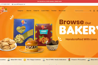 design bakery website menu website cupcake shop website bakery on wix website