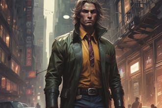 comic book illustration with comic book illustrator