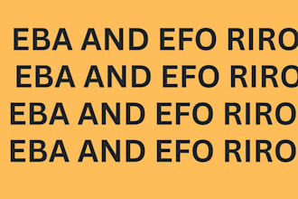 do eba and efo riro