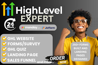 clone gohighlevel website, create ghl surveys, quiz form, ghl sales funnel