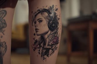 create an amazing custom tattoo design with my experience