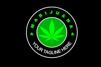 modern cannabis brand logo