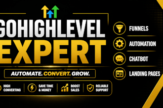 setup gohighlevel funnels automation chatbot ai go high level landing pages