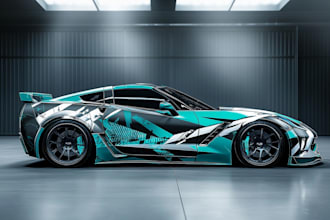 design professional car wrap, van wrap any vehicle wrap