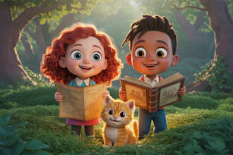 illustrate children storybook illustration and watercolor kids book design