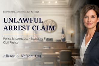 prepare a civil rights claim for unlawful arrest or excessive force