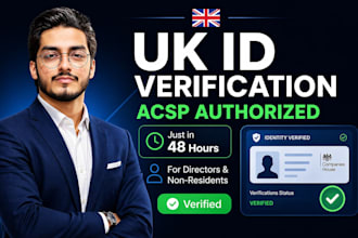 do UK identity verification companies house as a certified acsp provider