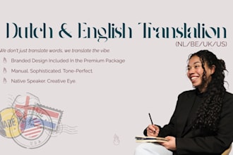 manually translate english to dutch or dutch to english