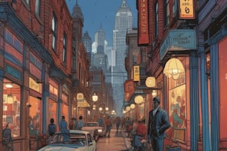 create ai comic book, illustrations any style