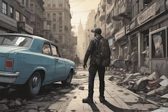 create ai comic book, illustrations any style