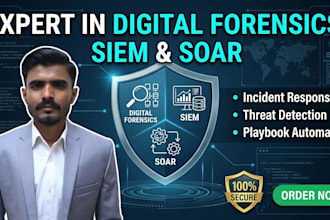 be your cybersecurity specialist for digital forensics, siem, and soar
