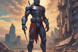 create ai comic book, illustrations any style