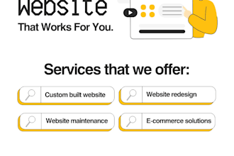 develop your custom website, saas platform