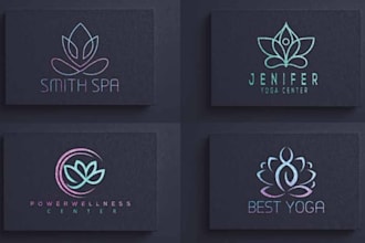 design custom health, wellness and fitness logo for your brand