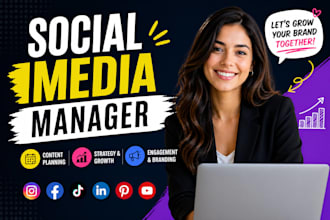 manage and grow your social media accounts professinally