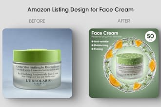 create a high converting amazon and etsy listing design