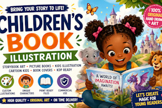 draw kids book illustration storybook art for children books