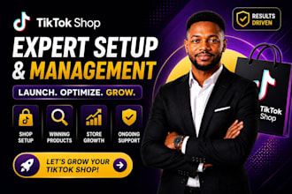 setup tiktok shop, facebook shop setup and instagram shop optimization