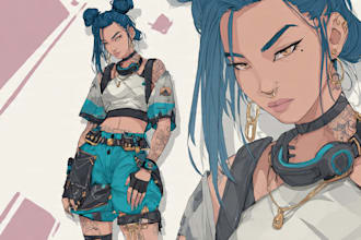 draw you an anime portrait or icon