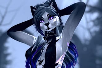 do vrchat furry avatar 3d vrchat avatar fursona vrc furry nsfw avatar vr