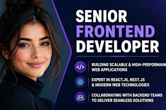 be your react developer for frontend web development