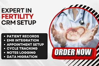 set up fertility eivf smartivf doctolib kareo fertivue lifelinkr luma CRM
