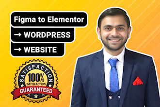 convert figma to elementor wordpress website
