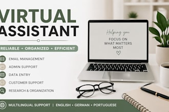 be your reliable multilingual VA for admin and support tasks