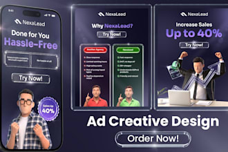 design high converting facebook and instagram ad creatives