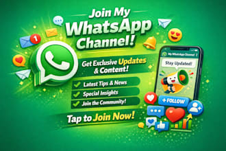 promote your whatsapp channel and grow active followers