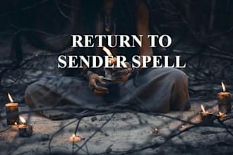 cast return to sender spell, return curse, hex or disruptive spirit