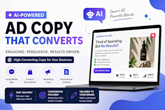 write high converting ad copy for facebook, instagram